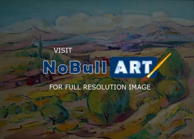 Landscape - Armenian Landscape - Oil On Canvas